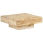 vidaXL Mesa de centro de madera maciza de mango 80x80x28 cm vidaXL Mesa de centro de madera maciza de mango 80x80x28 cm