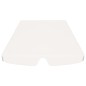 vidaXL Dosel de repuesto columpio de jardín blanco 150/130x105/70 cm vidaXL Dosel de repuesto columpio de jardín blanco 150/130x105/70 cm