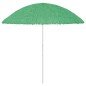 vidaXL Sombrilla de playa Hawaii verde 300 cm vidaXL Sombrilla de playa Hawaii verde 300 cm