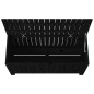 vidaXL Caja de almacenaje jardín madera de pino negro 108x42,5x54 cm vidaXL Caja de almacenaje jardín madera de pino negro 108x42,5x54 cm