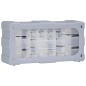 vidaXL Organizador multicajones con 22 cajones 49x16x25,5 cm