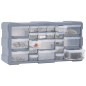 vidaXL Organizador multicajones con 22 cajones 49x16x25,5 cm