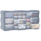 vidaXL Organizador multicajones con 22 cajones 49x16x25,5 cm