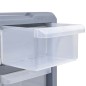 vidaXL Organizador multicajones con 22 cajones 49x16x25,5 cm