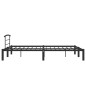 vidaXL Estructura de cama de metal negro 140x200 cm vidaXL Estructura de cama de metal negro 140x200 cm