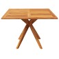 vidaXL Mesa de jardín madera maciza de acacia 110x110x75 cm vidaXL Mesa de jardín madera maciza de acacia 110x110x75 cm