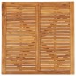 vidaXL Mesa de jardín madera maciza de acacia 110x110x75 cm vidaXL Mesa de jardín madera maciza de acacia 110x110x75 cm