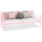 vidaXL Estructura de cama de metal rosa 90x200 cm vidaXL Estructura de cama de metal rosa 90x200 cm