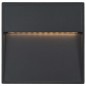 vidaXL Lámparas LED de pared para jardín 2 unidades cuadrada negra 3 W vidaXL Lámparas LED de pared para jardín 2 unidades cuadrada negra 3 W