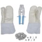vidaXL Set de accesorios para concertina aplicador guantes y 200 clips vidaXL Set de accesorios para concertina aplicador guantes y 200 clips