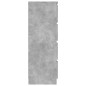 vidaXL Aparador de madera contrachapada gris hormigón 60x35x98,5 cm vidaXL Aparador de madera contrachapada gris hormigón 60x35x98,5 cm