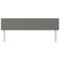 vidaXL Cabeceros 2 unidades de tela gris oscuro 80x5x78/88 cm vidaXL Cabeceros 2 unidades de tela gris oscuro 80x5x78/88 cm
