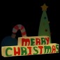 vidaXL Decoración inflable Merry Christmas con LED 197 cm vidaXL Decoración inflable Merry Christmas con LED 197 cm