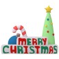 vidaXL Decoración inflable Merry Christmas con LED 197 cm vidaXL Decoración inflable Merry Christmas con LED 197 cm