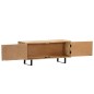 vidaXL Mueble para la TV madera maciza de mango 90x30x40 cm