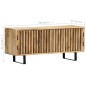 vidaXL Mueble para la TV madera maciza de mango 90x30x40 cm