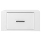 vidaXL Mesitas de noche de pared 2 uds blanco brillante 50x36x25 cm vidaXL Mesitas de noche de pared 2 uds blanco brillante 50x36x25 cm