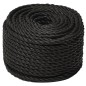 vidaXL Cuerda de trabajo polipropileno negro 10 mm 50 m vidaXL Cuerda de trabajo polipropileno negro 10 mm 50 m
