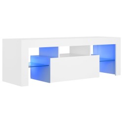 vidaXL Mueble para TV con luces LED blanco 120x35x40 cm