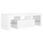 vidaXL Mueble para TV con luces LED blanco 120x35x40 cm