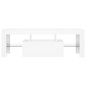 vidaXL Mueble para TV con luces LED blanco 120x35x40 cm