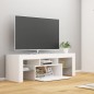 vidaXL Mueble para TV con luces LED blanco 120x35x40 cm