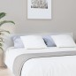 vidaXL Cabecero de cama madera contrachapada blanco 200x1,5x80 cm vidaXL Cabecero de cama madera contrachapada blanco 200x1,5x80 cm