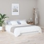 vidaXL Cabecero de cama madera contrachapada blanco 200x1,5x80 cm vidaXL Cabecero de cama madera contrachapada blanco 200x1,5x80 cm