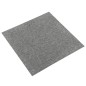 vidaXL Baldosas de suelo de moqueta 20 uds 5 m² 50x50 cm gris