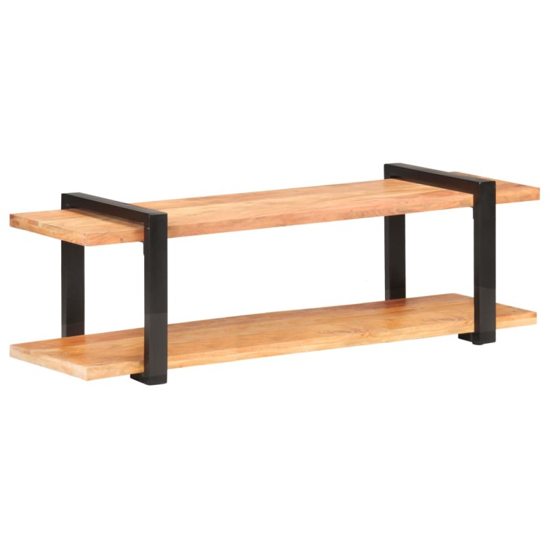 vidaXL Mueble para TV de madera maciza de acacia 130x40x40 cm