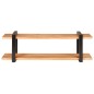 vidaXL Mueble para TV de madera maciza de acacia 130x40x40 cm