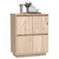 vidaXL Aparador de madera maciza de pino 60x34x75 cm vidaXL Aparador de madera maciza de pino 60x34x75 cm