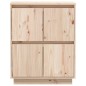 vidaXL Aparador de madera maciza de pino 60x34x75 cm vidaXL Aparador de madera maciza de pino 60x34x75 cm