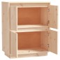 vidaXL Aparador de madera maciza de pino 60x34x75 cm vidaXL Aparador de madera maciza de pino 60x34x75 cm