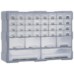 vidaXL Organizador multicajones con 40 cajones 52x16x37,5 cm