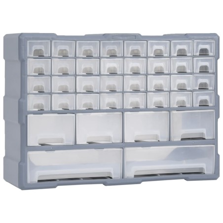 vidaXL Organizador multicajones con 40 cajones 52x16x37,5 cm