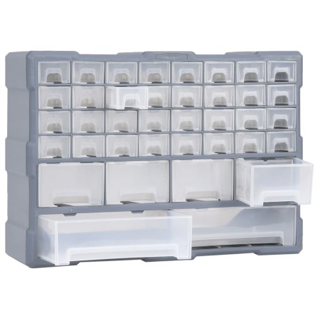 vidaXL Organizador multicajones con 40 cajones 52x16x37,5 cm