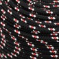 vidaXL Cuerda de barco polipropileno negra 6 mm 50 m