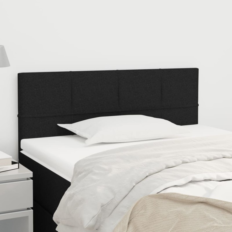 vidaXL Cabecero de tela negro 80x5x78/88 cm vidaXL Cabecero de tela negro 80x5x78/88 cm