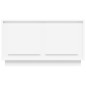 vidaXL Mueble de TV madera contrachapada blanco 80x35x45 cm vidaXL Mueble de TV madera contrachapada blanco 80x35x45 cm