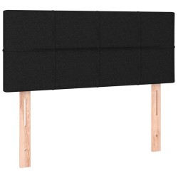 vidaXL Cabecero de tela negro 80x5x78/88 cm