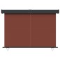 vidaXL Toldo lateral de balcón marrón 175x250 cm vidaXL Toldo lateral de balcón marrón 175x250 cm
