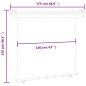 vidaXL Toldo lateral de balcón marrón 175x250 cm vidaXL Toldo lateral de balcón marrón 175x250 cm