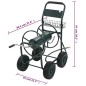 vidaXL Carrito de manguera para jardín conector de 1/2" acero 75 m vidaXL Carrito de manguera para jardín conector de 1/2" acero 75 m