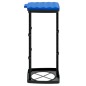 vidaXL Soportes para bolsas de basura 2 uds PP negro y azul 60 L vidaXL Soportes para bolsas de basura 2 uds PP negro y azul 60 L