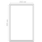 vidaXL Invernadero de aluminio gris antracita 10,53 m²