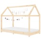 vidaXL Estructura de cama infantil de madera maciza de pino 80x160 cm