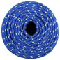 vidaXL Cuerda de barco polipropileno azul 8 mm 50 m vidaXL Cuerda de barco polipropileno azul 8 mm 50 m