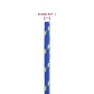 vidaXL Cuerda de barco polipropileno azul 8 mm 50 m vidaXL Cuerda de barco polipropileno azul 8 mm 50 m