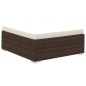 vidaXL Set muebles de jardín 8 piezas y cojines ratán sintético marrón vidaXL Set muebles de jardín 8 piezas y cojines ratán sintético marrón